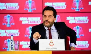 Galatasaray AŞ Başkanvekili Erden Timur: Kadıköy’den lider dönmek istiyoruz