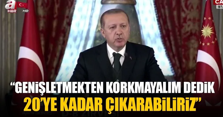 Cumhurbaşkanı Erdoğan konuşuyor - CANLI