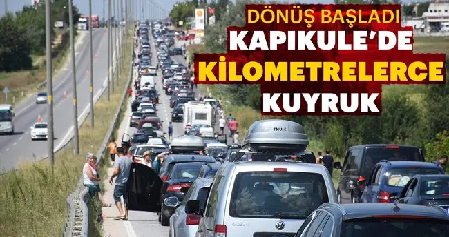 kapikule de cift sira 6 kilometrelik