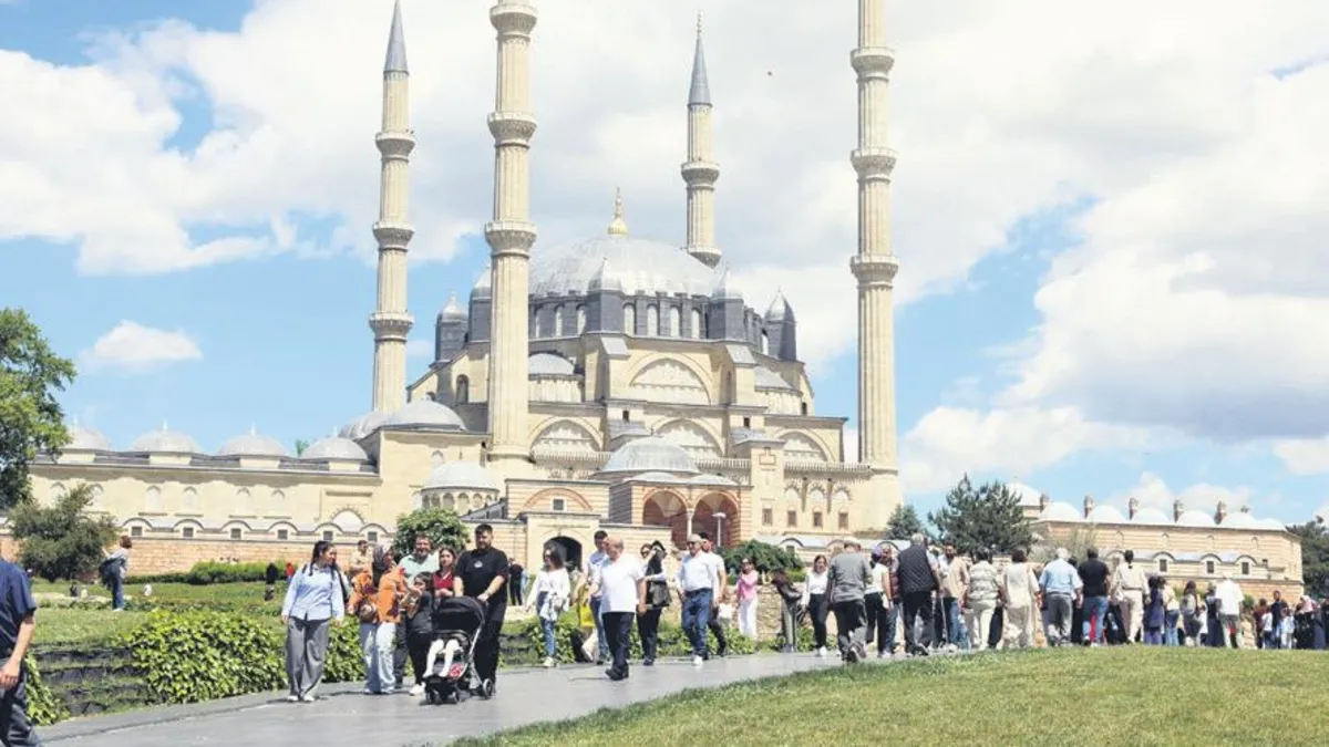 Cumhurbaşkanı Recep Tayyip Erdoğan'ın katılımıyla Selimiye Camii'nin açılış töreni