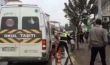 Trafik polisinin hareketi vatandaşların takdirini topladı!