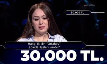 30.000 TL. bu soruda kaçtı! Kim Milyoner Olmak İster 831. bölüm soru ve cevapları