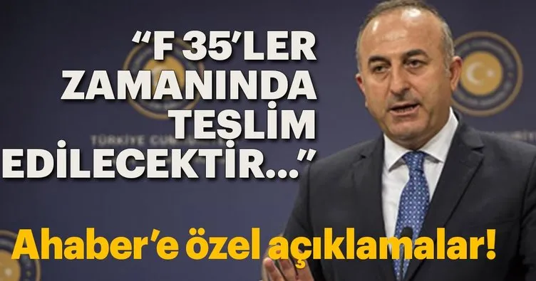 Dışişleri Bakanı Çavuşoğlu Ahaber'de önemli açıklamalarda bulunuyor