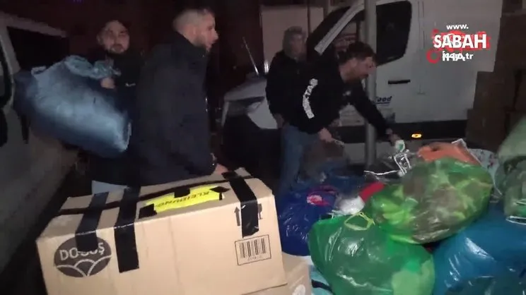 Almanya'daki Türkler, depremzedeler için yardıma koştu | Video