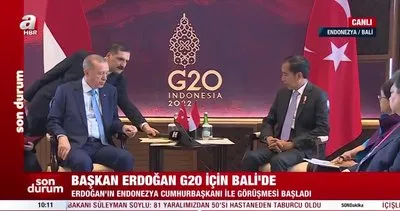 Son Dakika: Başkan Erdoğan G-20 için Bali’de | Video