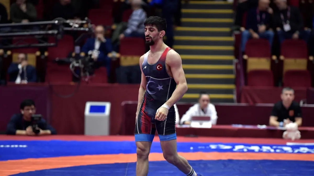 Milli güreşçi Kerem Kamal Avrupa Şampiyonu oldu Milli güreşçi Kerem Kamal Avrupa Şampiyonu oldu