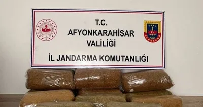 Afyon’da jandarmadan kaçak tütüne darbe!