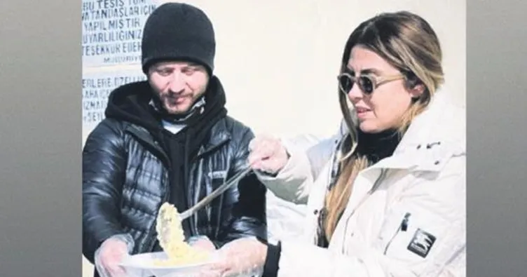 Aslı Hünel’den sıcak yemek servisi