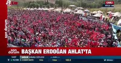 Başkan Erdoğan Ahlat’tan dünyaya ilan etti! Mücadelemiz bitmeyecek | Video