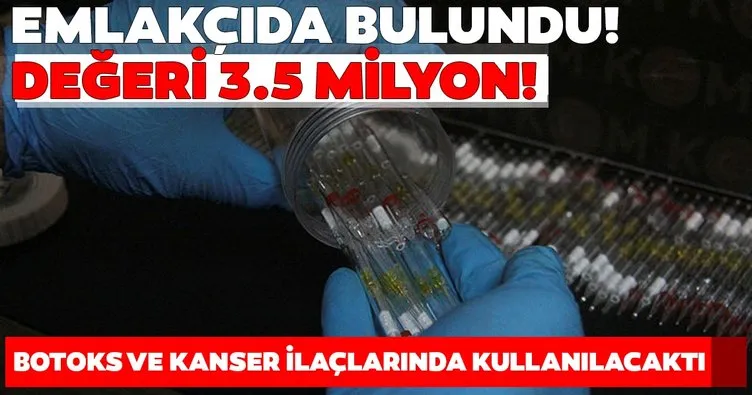 SON DAKİKA! Adana’da ’Kobra zehri’ operasyonu! Emlakçıda bulundu, değeri tam 3.5 milyon TL...