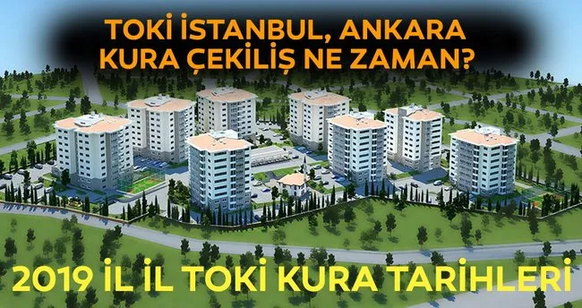 Toki Istanbul Ankara Kura Cekimi Ne Zaman 2019 Toki Konutlari Il Il Kura Cekilisi Tarihleri Son Dakika Haberler