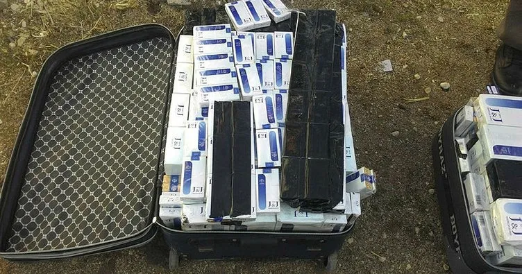 Bin paket kaçak sigara ele geçirildi