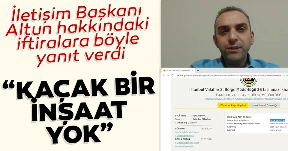 CHP ve Cumhuriyet gazetesinin İletişim Başkanı Fahrettin Altun hakkındaki yalanlarına böyle tepki gösterdi!