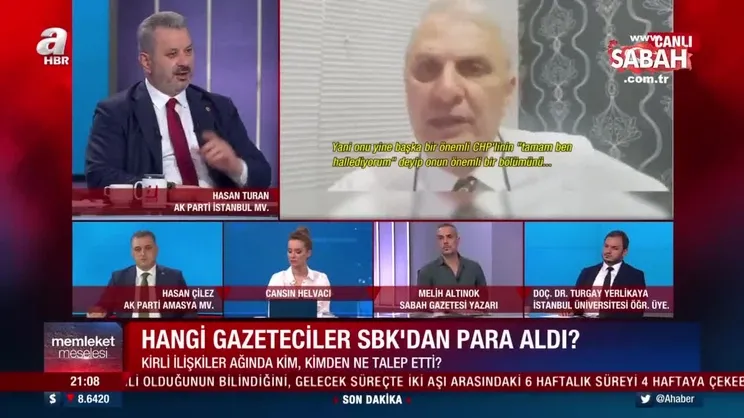 AK Partili vekil Hasan Turan'dan canlı yayında çarpıcı açıklama: CHP medyası kara para skandalını örtmeye çalışıyor | Video