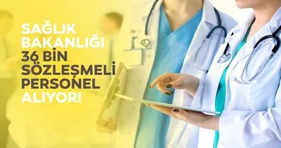 Sağlık Bakanlığı 36 bin sözleşmeli personel alacak! 2024 Sağlık Bakanlığı personel alımı başvurusu ne zaman, nereden yapılır?