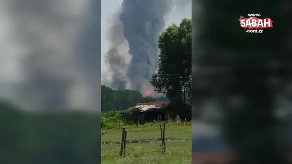 Son dakika: Sakarya'da havai fişek fabrikasında patlama! İşte olay yerinden ilk görüntüler | Video