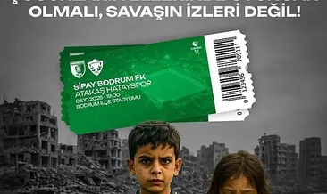 Bodrum FK’den Gazze’ye anlamlı destek!