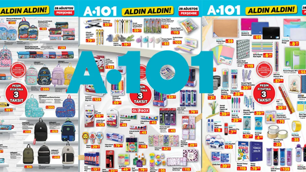A101'den Öğrenci Velilerine Müjde! Okul Alışverişi Artık Çok Daha Hesaplı