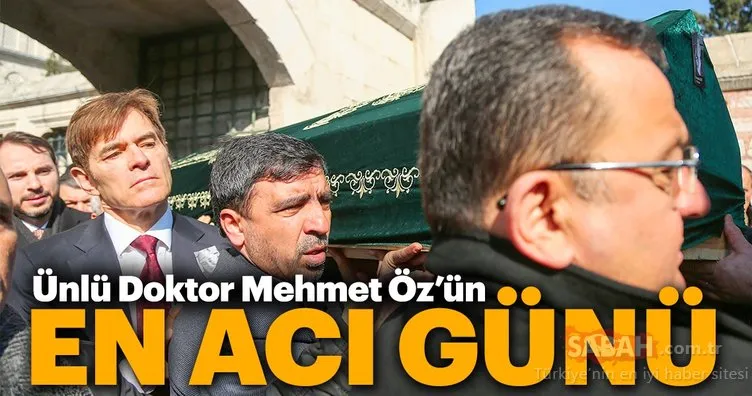 Dr. Mehmet Öz’ün babası Prof. Dr. Mustafa Öz son yolculuğuna uğurlandı