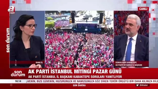 AK Parti İstanbul İl Başkanı Osman Nuri Kabaktepe: İBB festival koyarak Yenikapı mitingini engelledi | Video