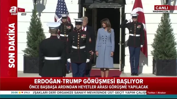 ABD Başkanı Donald Trump, Başkan Erdoğan'ı böyle karşıladı