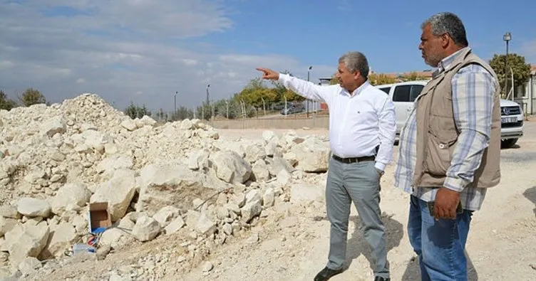 Başkan Pınarbaşı, buğday pazarı inşaatını denetledi
