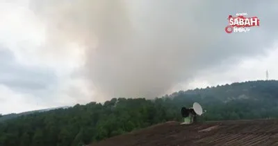 İstanbul Aydos Ormanlarında yangın