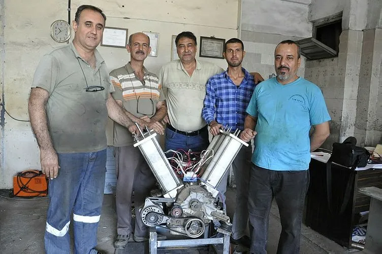 4 arkadaş kendi atölyelerinde yaptı! İnanılmaz...