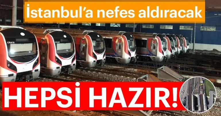 İstanbul’a nefes aldıracak Gebze-Halkalı hattı o tarihte açılıyor
