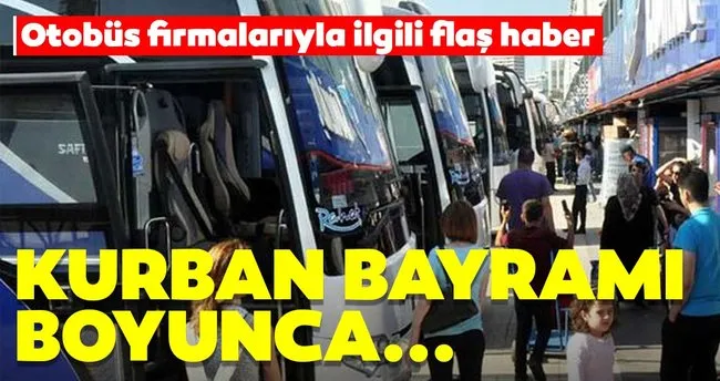 Otobus Firmalarina Ek Sefer Izni Son Dakika Haberler