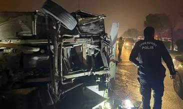 Son dakika | Gaziantep’te polis midibüsü devrildi: 5 polis yaralı