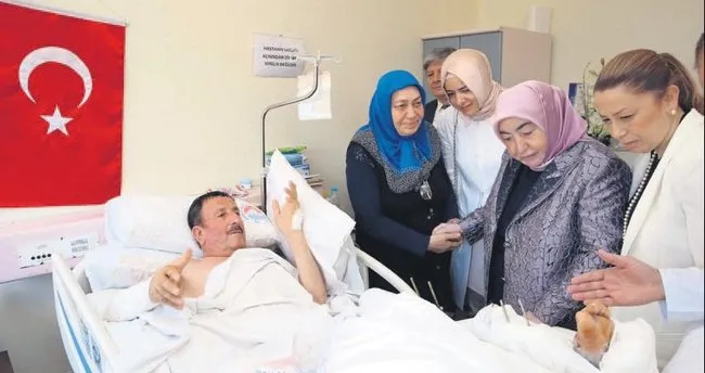 Semiha Yıldırım’dan şehit aileleri ve gazilere ziyaret