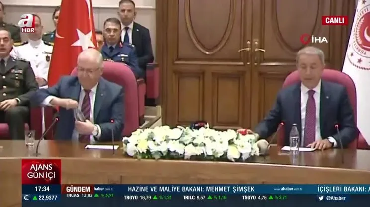 SON DAKİKA | Milli Savunma Bakanlığı'nda devir teslim | Video