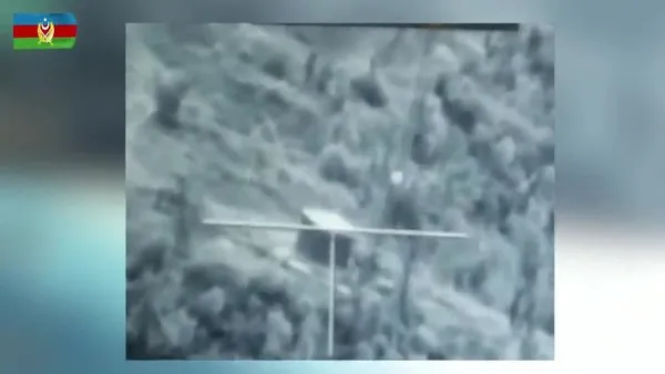 Azerbaycan Ordusu Ermenistan silahlı kuvvetlerine ait radar istasyonunu böyle vurdu!