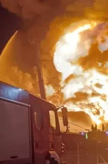 Askeri kampta havan topu infilak etti
