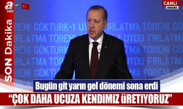 Son dakika haberi: GÖKTÜRK-1 uydusu fırlatıldı