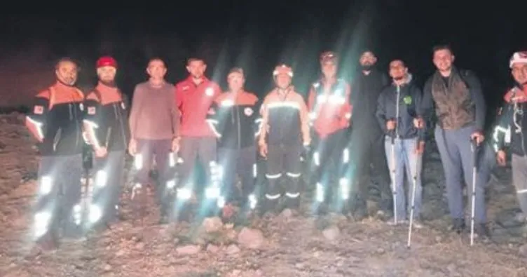 Ankaralı dağcıları AFAD kurtardı