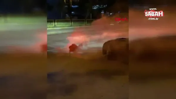 İstanbul'da meşale yakıp etrafında aracıyla drift yapan sürücü yakalandı