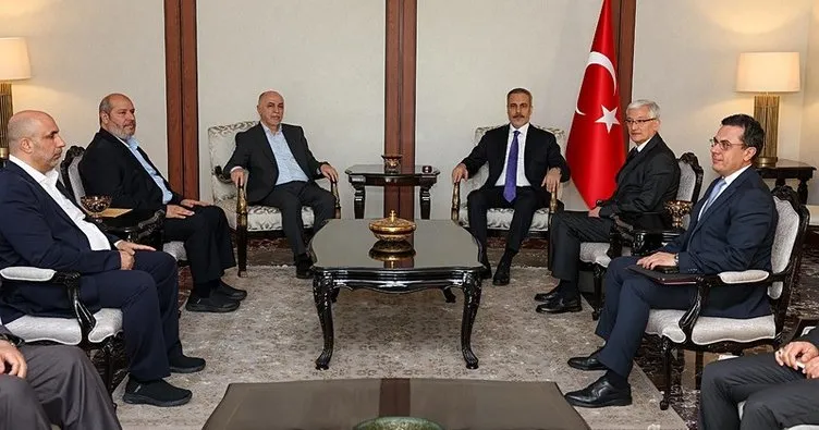 Bakan Fidan, Hamas heyetiyle görüştü