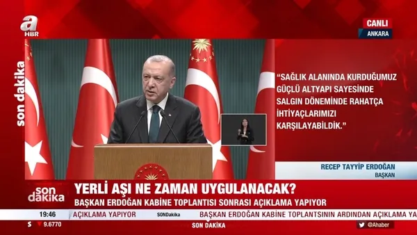 Son dakika: Kabine toplantısı sonrası Başkan Erdoğan’dan flaş açıklamalar
