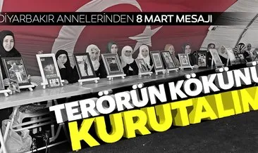 HDP önündeki annelerden kadınlara 8 Mart çağrısı: Terörün kökünü kurutalım