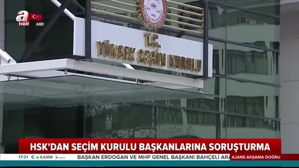 HSK, İstanbul İlçe Seçim Kurulu Başkanı hakimler hakkında inceleme başlattı