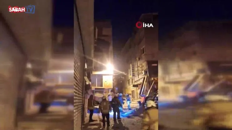 Beyoğlu'nda patlama sonrası bina çöktü