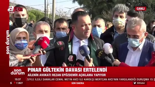 SON DAKİKA! Pınar Gültekin'in babası ve avukatı Rezan Epözdemir'den duruşma sonrası flaş açıklamalar | Video