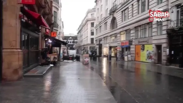 Londra sokakları sessizliğe büründü | Video