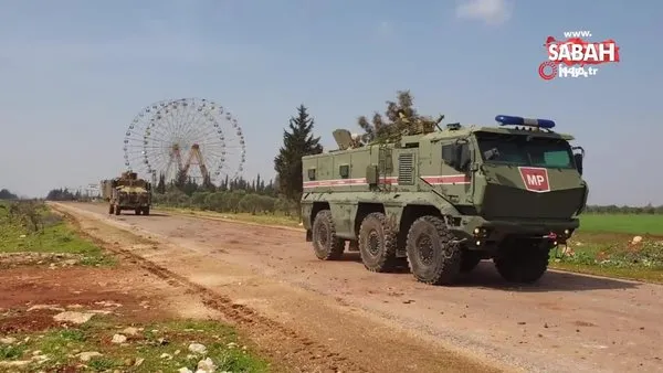 Suriye İdlib'de M4 Karayolunda ilk Türk ve Rus ortak devriyesi gerçekleştirildi | Video