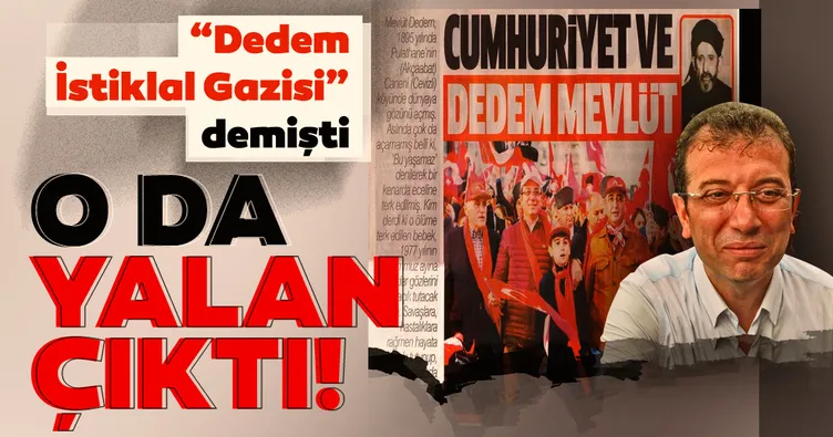 Ekrem İmamoğlu'nun bir yalanı daha ortaya çıktı!