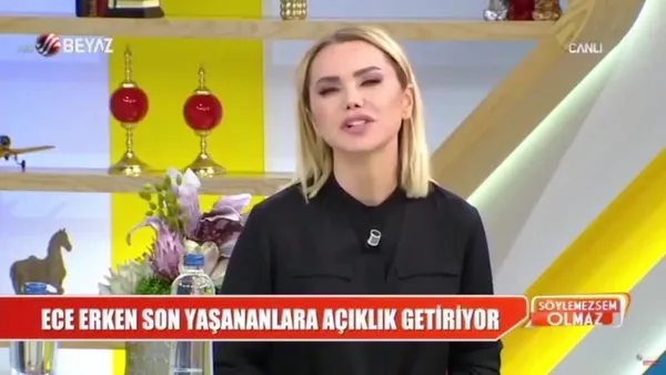Söylemezsem Olmaz'da Ece Erken'den şok açıklama! Yasak aşkı için canlı yayında böyle istifa etti... | Video