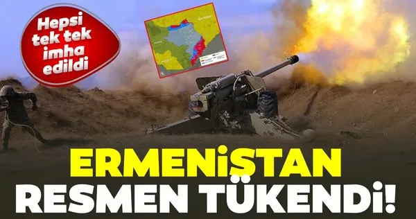 Son dakika! Ermenistan resmen tükendi! Hepsi tek tek imha edildi