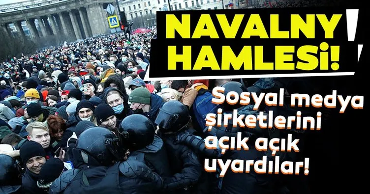 Son dakika: Rusya’dan Navalny hamlesi! Sosyal medya şirketlerini açık açık uyardılar